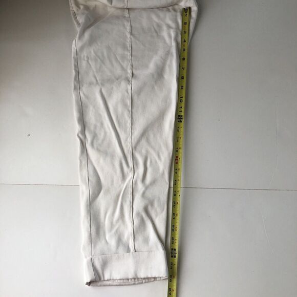 A New Day Womens Ivory Cuffed hem Pants size 14 - Picture 6 of 13